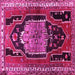 Square Persian Pink Traditional Rug, tr1405pnk