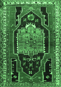 Persian Emerald Green Traditional Rug, tr1405emgrn