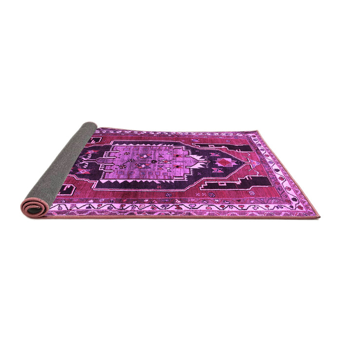 Sideview of Persian Purple Traditional Rug, tr1405pur