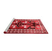 Traditional Red Washable Rugs