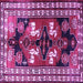 Square Persian Purple Traditional Rug, tr1406pur