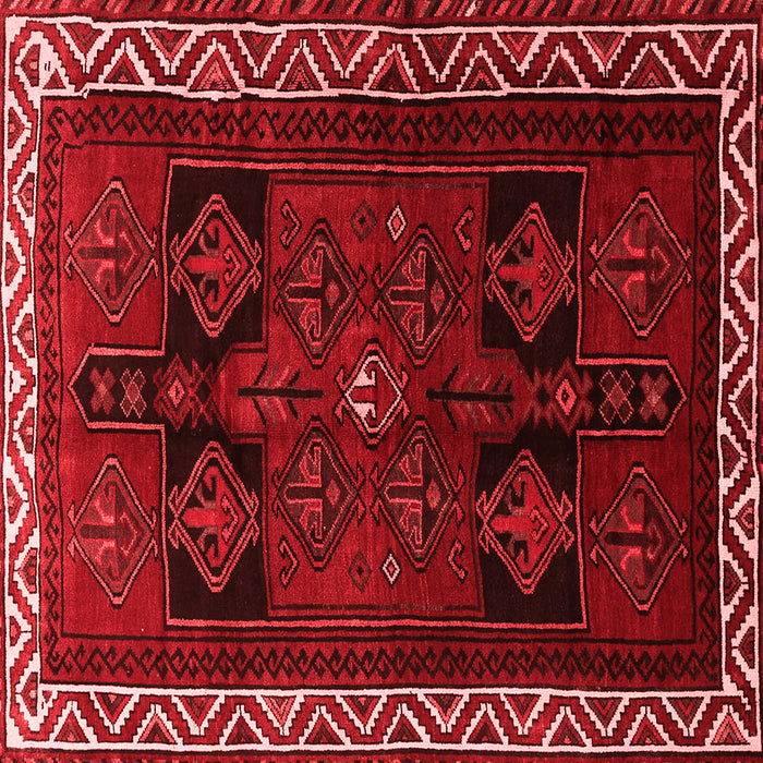 Machine Washable Persian Red Traditional Rug, wshtr1407red