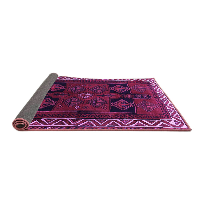 Sideview of Persian Purple Traditional Rug, tr1407pur