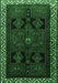 Persian Emerald Green Traditional Rug, tr1407emgrn