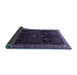 Sideview of Persian Blue Traditional Rug, tr1407blu