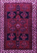 Machine Washable Persian Purple Traditional Area Rugs, wshtr1407pur