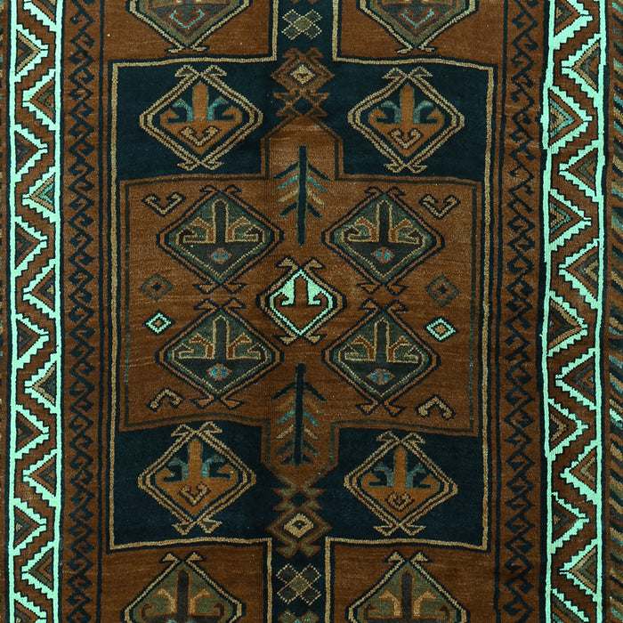 Persian Turquoise Traditional Rug, tr1407turq
