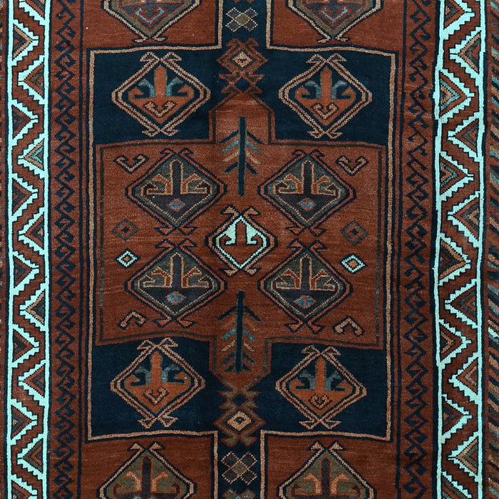 Persian Light Blue Traditional Rug, tr1407lblu