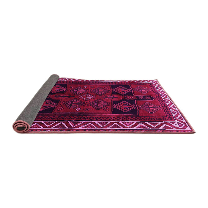 Sideview of Persian Pink Traditional Rug, tr1407pnk