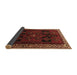 Sideview of Persian Brown Traditional Rug, tr1407brn