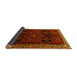Sideview of Persian Yellow Traditional Rug, tr1407yw