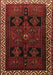 Machine Washable Persian Brown Traditional Rug, wshtr1407brn