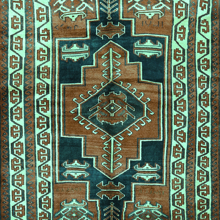 Persian Turquoise Traditional Rug, tr1408turq