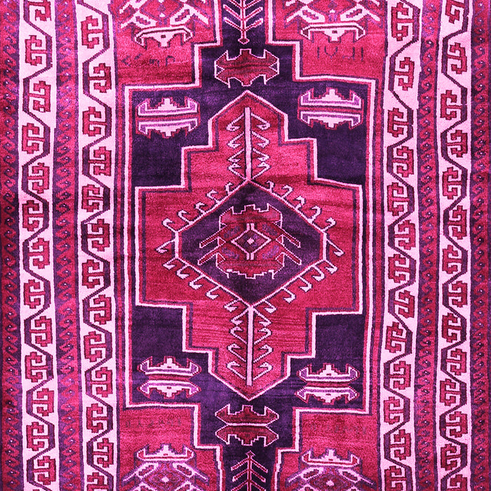Machine Washable Persian Pink Traditional Rug, wshtr1408pnk
