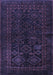 Machine Washable Persian Blue Traditional Rug, wshtr1409blu