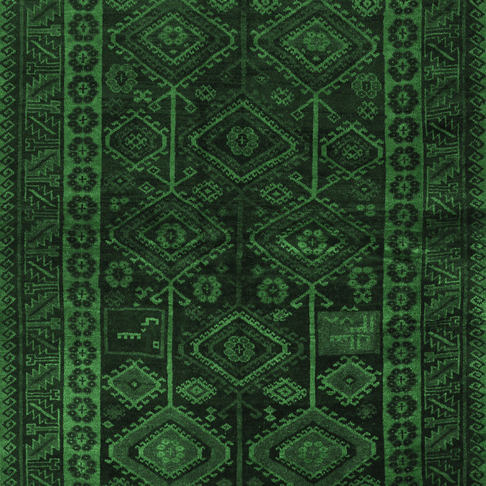 Machine Washable Persian Emerald Green Traditional Area Rugs, wshtr1409emgrn