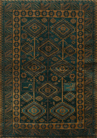 Persian Turquoise Traditional Rug, tr1409turq