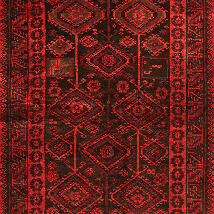 Serging Thickness of Machine Washable Persian Orange Traditional Area Rugs, wshtr1409org
