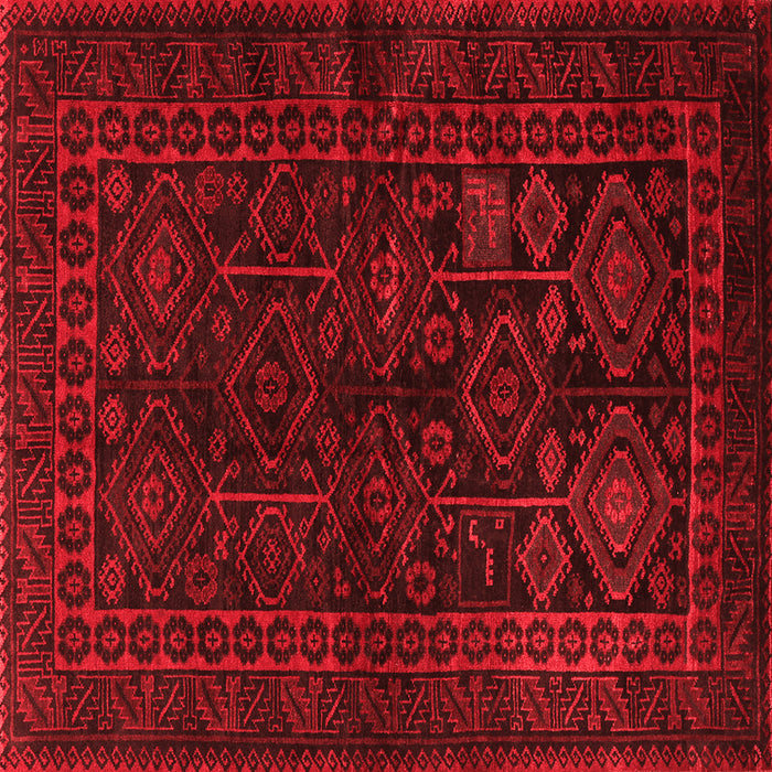 Machine Washable Persian Red Traditional Rug, wshtr1409red