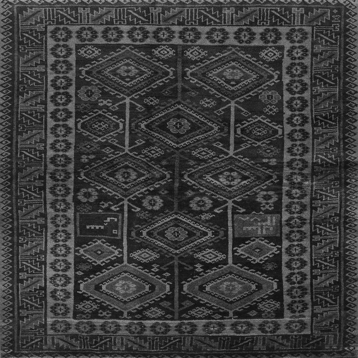 Serging Thickness of Persian Gray Traditional Rug, tr1409gry