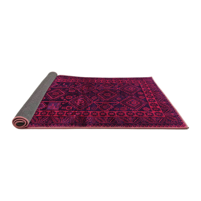 Sideview of Persian Pink Traditional Rug, tr1409pnk