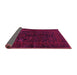 Sideview of Persian Pink Traditional Rug, tr1409pnk