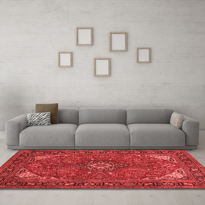Traditional Red Washable Rugs