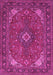 Medallion Pink Traditional Rug, tr140pnk