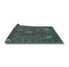 Sideview of Medallion Light Blue Traditional Rug, tr140lblu