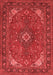 Medallion Red Traditional Area Rugs