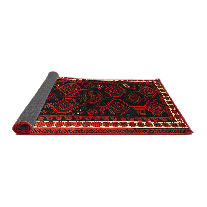 Sideview of Traditional Dark Brown Persian Rug, tr1410