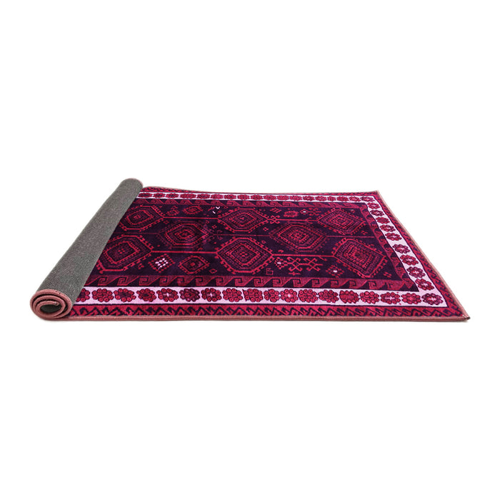 Sideview of Persian Pink Traditional Rug, tr1410pnk