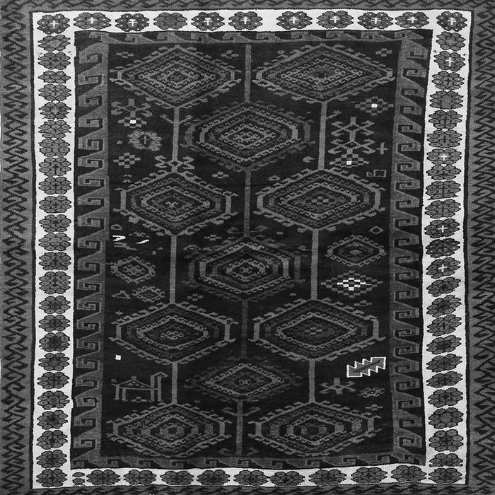 Serging Thickness of Persian Gray Traditional Rug, tr1410gry