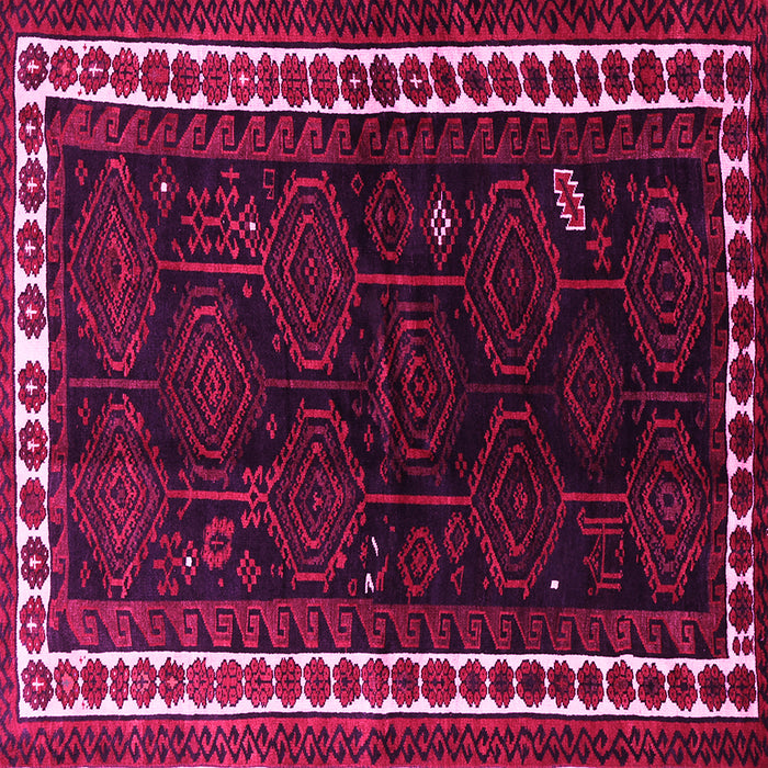 Square Persian Pink Traditional Rug, tr1410pnk
