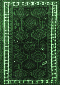 Persian Emerald Green Traditional Rug, tr1410emgrn