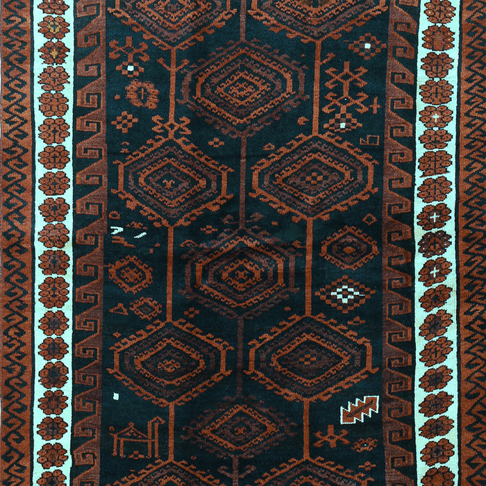 Machine Washable Persian Light Blue Traditional Rug, wshtr1410lblu