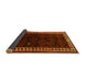 Sideview of Persian Yellow Traditional Rug, tr1410yw