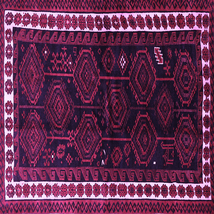 Square Persian Purple Traditional Rug, tr1410pur
