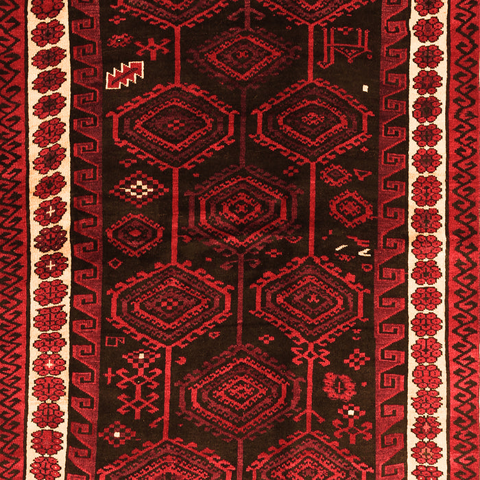 Serging Thickness of Machine Washable Persian Orange Traditional Area Rugs, wshtr1410org