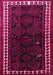 Machine Washable Persian Pink Traditional Rug, wshtr1410pnk