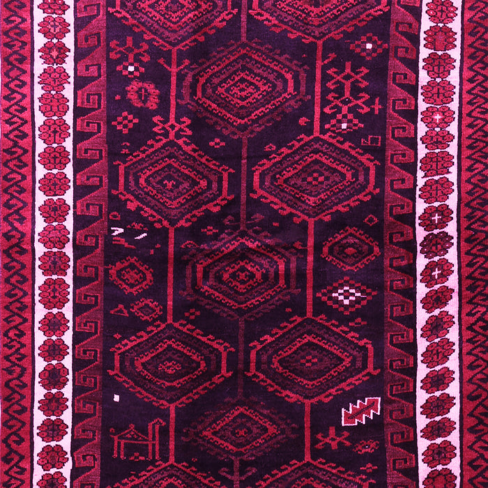 Machine Washable Persian Pink Traditional Rug, wshtr1410pnk