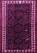 Machine Washable Persian Purple Traditional Area Rugs, wshtr1410pur