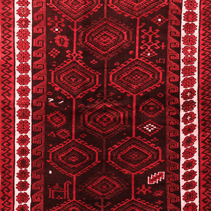 Machine Washable Persian Red Traditional Rug, wshtr1410red