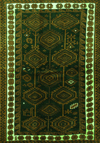 Persian Green Traditional Rug, tr1410grn