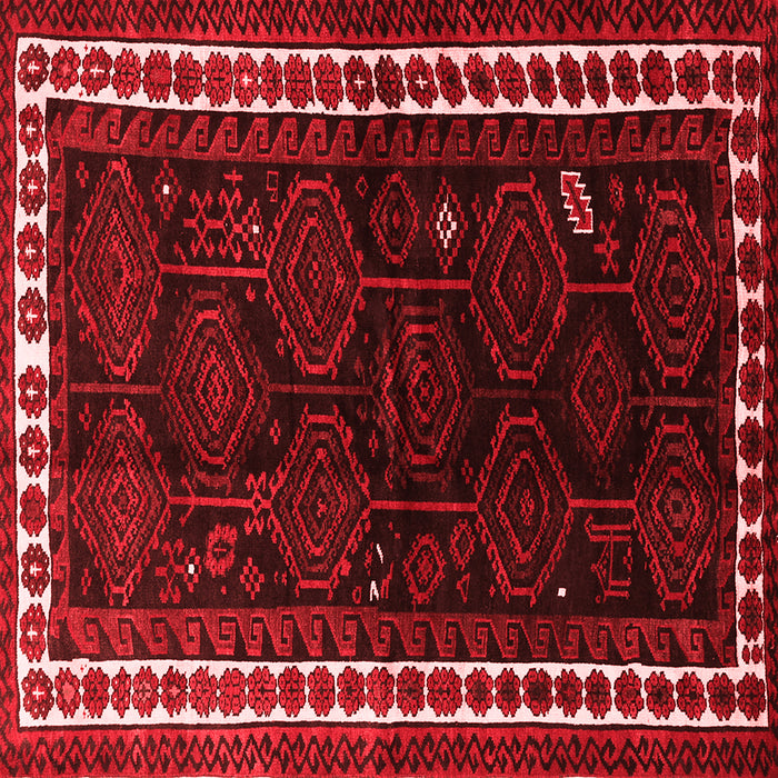 Machine Washable Persian Red Traditional Rug, wshtr1410red