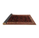 Sideview of Persian Brown Traditional Rug, tr1410brn