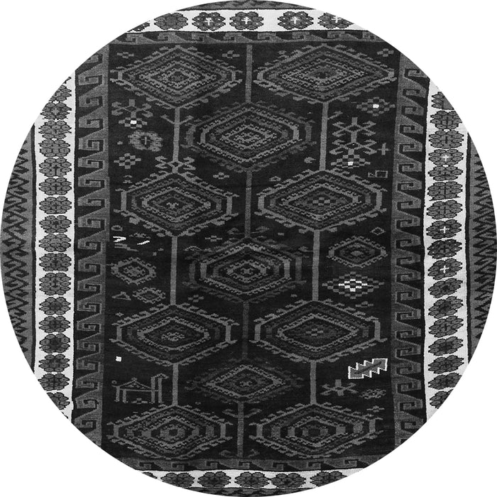 Square Persian Gray Traditional Rug, tr1410gry