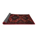 Sideview of Traditional Crimson Red Persian Rug, tr1411