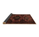 Sideview of Persian Brown Traditional Rug, tr1411brn