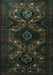 Persian Turquoise Traditional Rug, tr1411turq